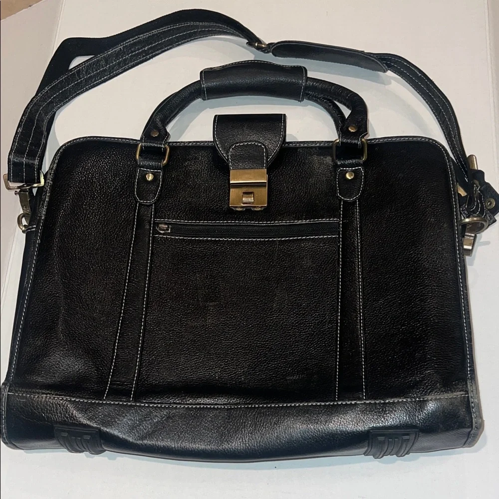 Vintage Amiet Leather Briefcase